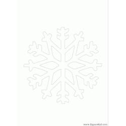 Página para colorir: Floco de Neve (Natureza e Estações) #160560 - Páginas para Colorir Imprimíveis Gratuitamente
