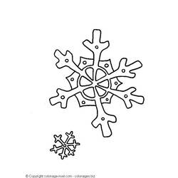 Página para colorir: Floco de Neve (Natureza e Estações) #160591 - Páginas para Colorir Imprimíveis Gratuitamente