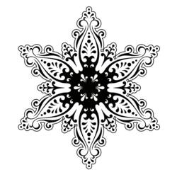 Página para colorir: Floco de Neve (Natureza e Estações) #160611 - Páginas para Colorir Imprimíveis Gratuitamente