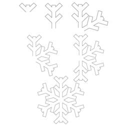 Página para colorir: Floco de Neve (Natureza e Estações) #160656 - Páginas para Colorir Imprimíveis Gratuitamente