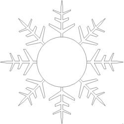Página para colorir: Floco de Neve (Natureza e Estações) #160672 - Páginas para Colorir Imprimíveis Gratuitamente