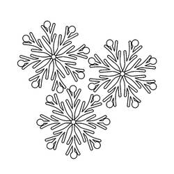 Página para colorir: Floco de Neve (Natureza e Estações) #190253 - Páginas para Colorir Imprimíveis Gratuitamente