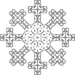 Página para colorir: Floco de Neve (Natureza e Estações) #190255 - Páginas para Colorir Imprimíveis Gratuitamente