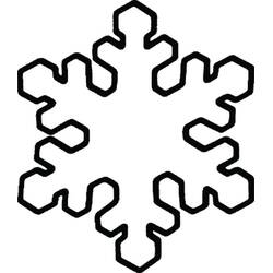 Página para colorir: Floco de Neve (Natureza e Estações) #190263 - Páginas para Colorir Imprimíveis Gratuitamente