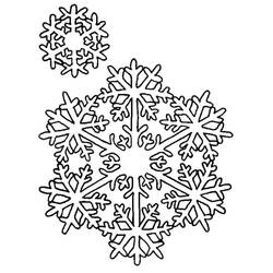 Página para colorir: Floco de Neve (Natureza e Estações) #190265 - Páginas para Colorir Imprimíveis Gratuitamente