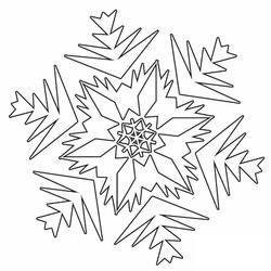 Página para colorir: Floco de Neve (Natureza e Estações) #190269 - Páginas para Colorir Imprimíveis Gratuitamente