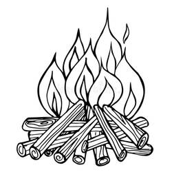 Desenhos para colorir: Fogo - Páginas para Colorir Imprimíveis Gratuitamente