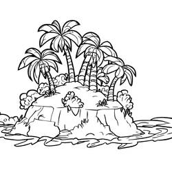 Desenhos para colorir: Ilha - Páginas para Colorir Imprimíveis Gratuitamente