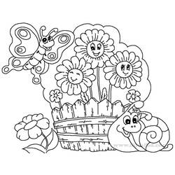 Desenho Jardim (Natureza e Estações) #180037 para imprimir e colorir
