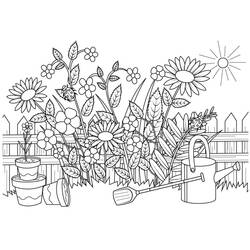 Desenho Jardim (Natureza e Estações) #180043 para imprimir e colorir