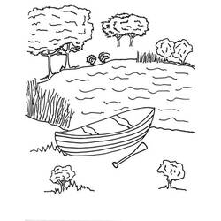 Página para colorir: Lago (Natureza e Estações) #166069 - Páginas para Colorir Imprimíveis Gratuitamente