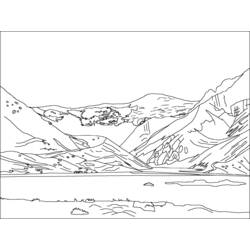 Página para colorir: Lago (Natureza e Estações) #166088 - Páginas para Colorir Imprimíveis Gratuitamente