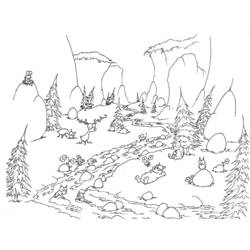 Página para colorir: Lago (Natureza e Estações) #166225 - Páginas para Colorir Imprimíveis Gratuitamente