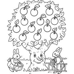 Página para colorir: Macieira (Natureza e Estações) #163763 - Páginas para Colorir Imprimíveis Gratuitamente