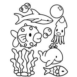 Desenho Mar (Natureza e Estações) #193517 para imprimir e colorir