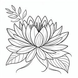 Desenho nenúfar (Natureza e Estações) #221862 para imprimir e colorir