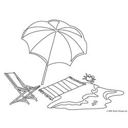 Página para colorir: Praia (Natureza e Estações) #158969 - Páginas para Colorir Imprimíveis Gratuitamente