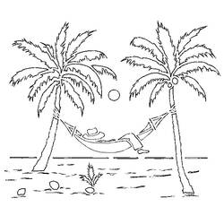 Página para colorir: Praia (Natureza e Estações) #158998 - Páginas para Colorir Imprimíveis Gratuitamente