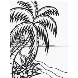 Página para colorir: Praia (Natureza e Estações) #159007 - Páginas para Colorir Imprimíveis Gratuitamente