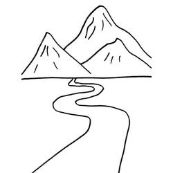 Ilustração de Rio (Natureza e Estações) #188055 para colorir gratuitamente