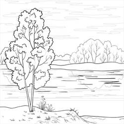 Desenho de Rio (Natureza e Estações) #188060 para colorir, imprimível grátis