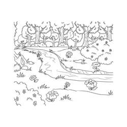 Ilustração de Rio (Natureza e Estações) #188061 para colorir gratuitamente