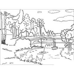Ilustração de Rio (Natureza e Estações) #188062 para colorir gratuitamente