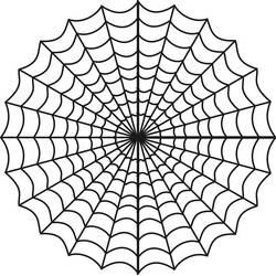 Desenhos para colorir: Teia de Aranha - Páginas para Colorir Imprimíveis Gratuitamente