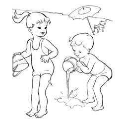 Página para colorir: Verão (Natureza e Estações) #165113 - Páginas para Colorir Imprimíveis Gratuitamente
