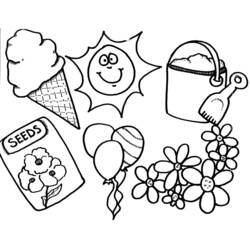 Página para colorir: Verão (Natureza e Estações) #165199 - Páginas para Colorir Imprimíveis Gratuitamente