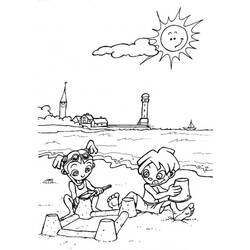 Página para colorir: Verão (Natureza e Estações) #165369 - Páginas para Colorir Imprimíveis Gratuitamente
