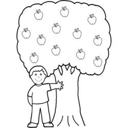 Página para colorir: árvore de maçã (Natureza) #163745 - Páginas para Colorir Imprimíveis Gratuitamente