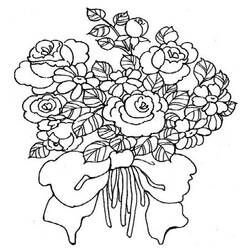 Página para colorir: Buquê de flores (Natureza) #160800 - Páginas para Colorir Imprimíveis Gratuitamente