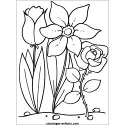 Página para colorir: Buquê de flores (Natureza) #160931 - Páginas para Colorir Imprimíveis Gratuitamente