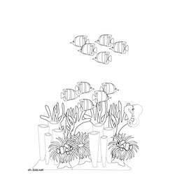 Página para colorir: Coral (Natureza) #162784 - Páginas para Colorir Imprimíveis Gratuitamente
