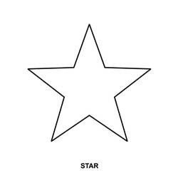 Página para colorir: Estrela (Natureza) #155881 - Páginas para Colorir Imprimíveis Gratuitamente