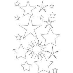Página para colorir: Estrela (Natureza) #155882 - Páginas para Colorir Imprimíveis Gratuitamente
