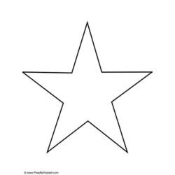 Página para colorir: Estrela (Natureza) #155901 - Páginas para Colorir Imprimíveis Gratuitamente