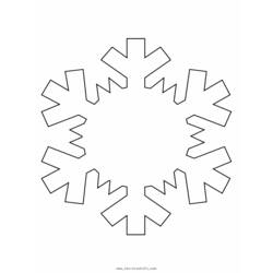 Página para colorir: Floco de neve (Natureza) #160483 - Páginas para Colorir Imprimíveis Gratuitamente