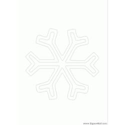 Página para colorir: Floco de neve (Natureza) #160537 - Páginas para Colorir Imprimíveis Gratuitamente