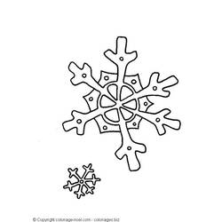 Página para colorir: Floco de neve (Natureza) #160591 - Páginas para Colorir Imprimíveis Gratuitamente