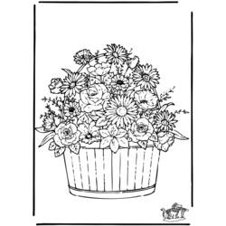 Página para colorir: flores (Natureza) #155120 - Páginas para Colorir Imprimíveis Gratuitamente