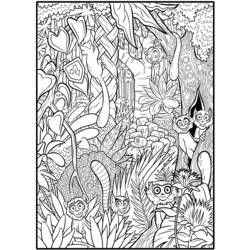 Página para colorir: Floresta (Natureza) #157017 - Páginas para Colorir Imprimíveis Gratuitamente