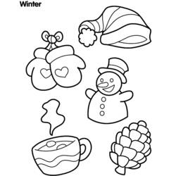 Página para colorir: Inverno (Natureza) #164466 - Páginas para Colorir Imprimíveis Gratuitamente
