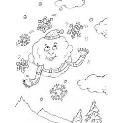 Página para colorir: Neve (Natureza) #158578 - Páginas para Colorir Imprimíveis Gratuitamente