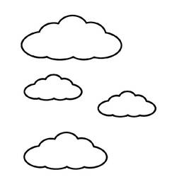 Página para colorir: Nuvem (Natureza) #157324 - Páginas para Colorir Imprimíveis Gratuitamente