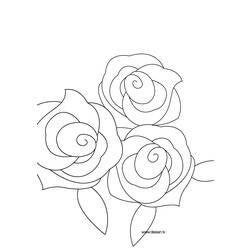 Página para colorir: rosas (Natureza) #161958 - Páginas para Colorir Imprimíveis Gratuitamente