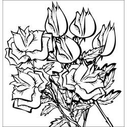 Página para colorir: rosas (Natureza) #162031 - Páginas para Colorir Imprimíveis Gratuitamente