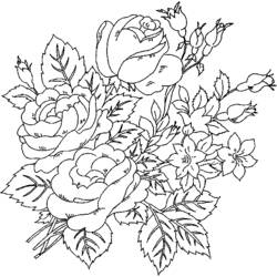 Página para colorir: rosas (Natureza) #162035 - Páginas para Colorir Imprimíveis Gratuitamente