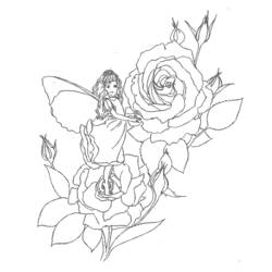Página para colorir: rosas (Natureza) #162064 - Páginas para Colorir Imprimíveis Gratuitamente